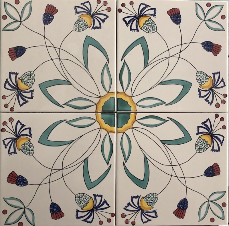 Sterlizzi cm. 20 x 20 Serigrafato a mano