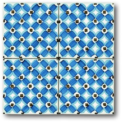 Ariel cm. 10 x 10 Decorato a mano