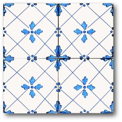 Mercatello cm. 10 x 10 Decorato a mano