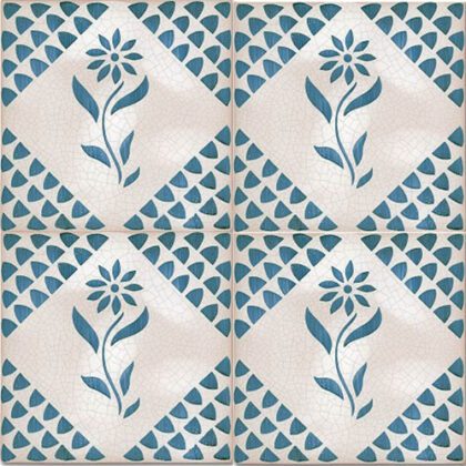 Positano cm. 20 x 20 Antiche Maioliche Decorato a mano