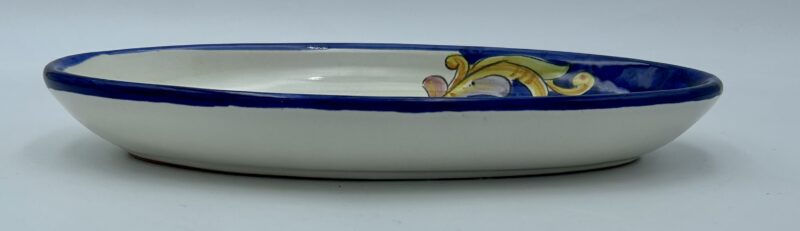 Ovaletta cm.30  Barocco con Frutta fondo blu - immagine 2
