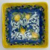 Insalatiera Quadrata Barocco con Limoni