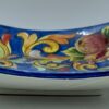 Centrotavola a vela Decoro Barocco con frutta fondo turchese - immagine 2