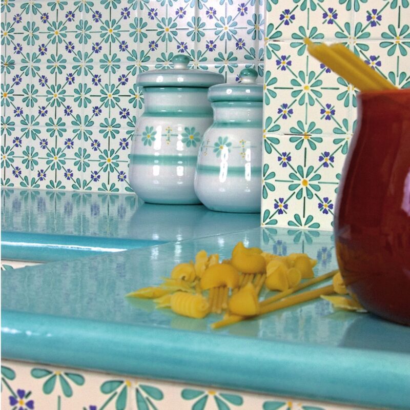San Carluccio cm. 10 x 10 Decorato a mano - immagine 2