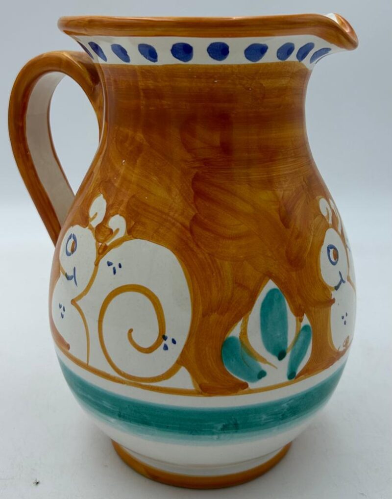 Brocca Bombata cm.20 Decoro Animaletti