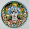 Piatto murale tondo cm.35 Decoro Mori