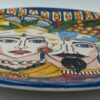 Piatto murale tondo cm.40 Decoro Mori - immagine 2