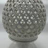 Lampada Pigna traforata h.50 cm. Bianco Vietri 2